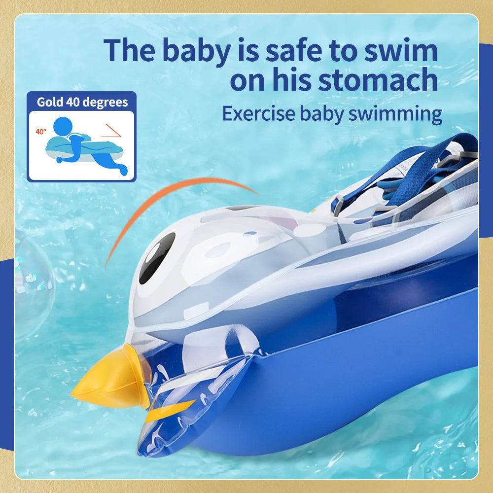Swimbobo Kids Inflatable Baby Floating Water Toy Swimming Floats Waist Trainer Child Swim Pool Ring PVC Children Float
