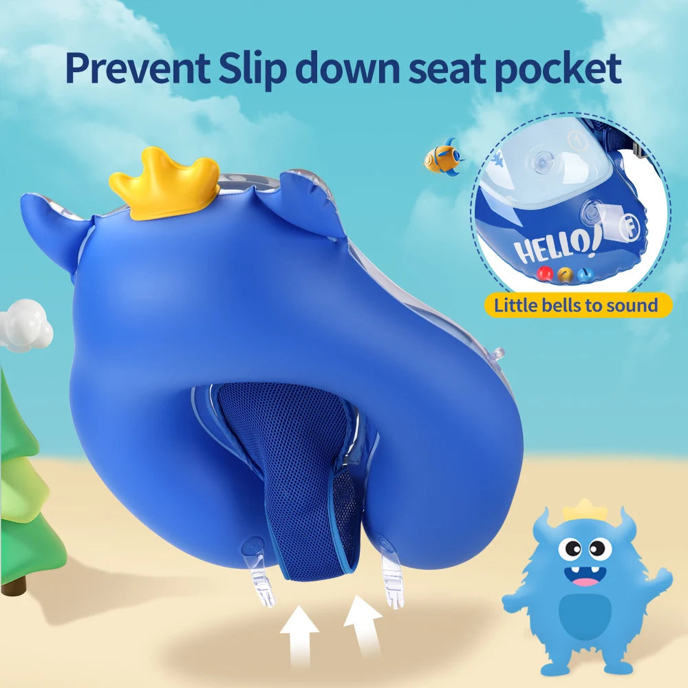 Swimbobo Kids Inflatable Baby Floating Water Toy Swimming Floats Waist Trainer Child Swim Pool Ring PVC Children Float