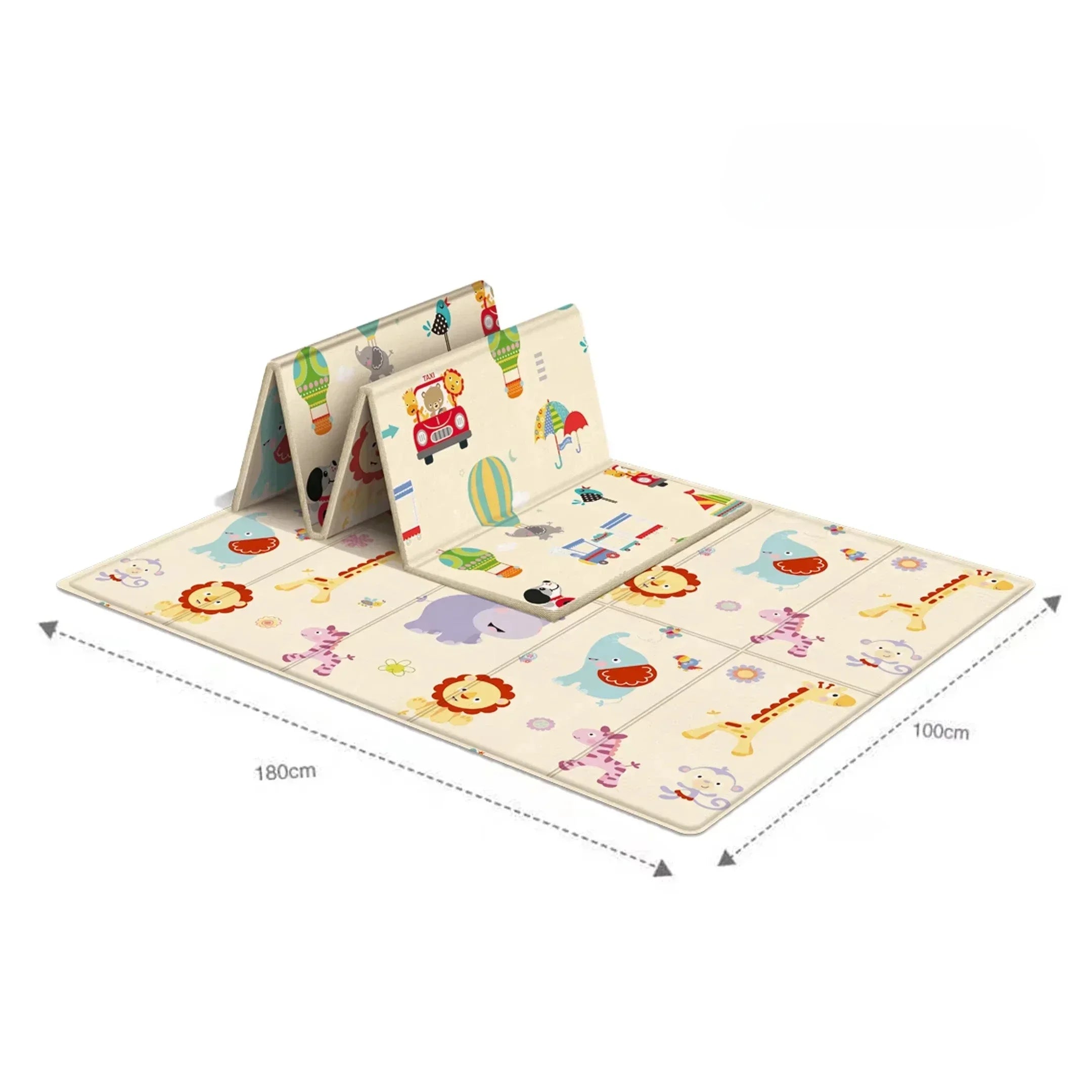 Baby Floor Play Mat Thickened and Ultra-soft Playpen Mat Baby Foldable Crawling Mat Children's Educational Activity Carpet